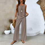 Elma - Elegantes Sommer-Zweiteiler-Set für Damen – Khaki
