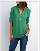 Adorin | Stylische & Vielseitige Bluse – Hellgrün