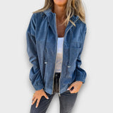 Lenia – Kapuzenjacke mit Reißverschluss – Blau