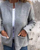 ERA - BAUMWOLLSTRICKCARDIGAN – Grau