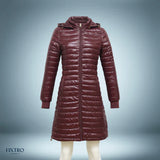 Stylisch - daunenparka – Burgund