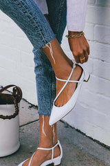 Zarah - Der komfortable und elegante Schuh mit Absatz – Weiß