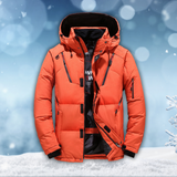 Herren Winterjacke | Funktionaler Schnitt für kalte Tage – Orange