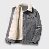 Matthias | Warme Freizeitjacke mit weichem Innenfutter – Grau