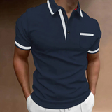 Herren Klassisches Elegantes Polo Shirt | Vielseitig – Dunkelblau