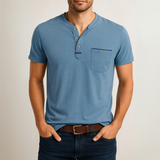 Saxon | Stilvolles Sommershirt – Blau