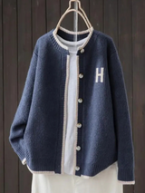 DIE HELENE | KLASSISCHER CARDIGAN – Marineblau