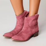 Claudia™ | zeitlose Stiefeletten – Rosa