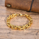 Glinn - Schurke Geschmiedet Kettenmanschette – Gold