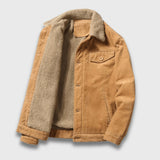 Matthias | Warme Freizeitjacke mit weichem Innenfutter – Khaki