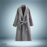 Einzigartig – trenchcoat-jacke – Grau