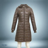 Stylisch - daunenparka – Kaffee