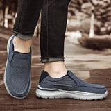 Diego - Leichte und bequeme Slip-on-Turnschuhe für den Frühling – Blau