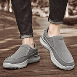 Diego - Leichte und bequeme Slip-on-Turnschuhe für den Frühling – Grau