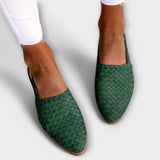 Luisa – Elegante Mokassins – Grün