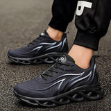 Vortex – Orthopädische Herren-Sneaker mit Luftsohle – Schwarz
