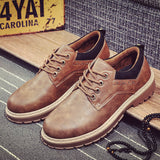 Zevynn : Herrenmode Schuhe, utilitaristischer Stil, neue Herbstkollektion – Braun