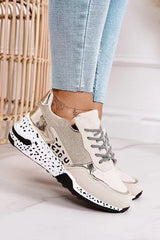 OrthoLift™ – Orthopädische Damen Sneaker mit Plateau für maximalen Komfort – Gold
