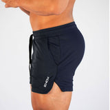 Fitnessgebiet Sportshorts – Cyan