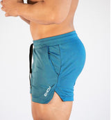 Fitnessgebiet Sportshorts – Blau