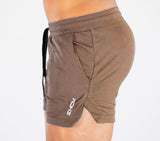 Fitnessgebiet Sportshorts – Khaki