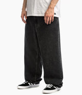 Herren Baggy Jeans Weit Geschnitten | Locker Bequem – Schwarz