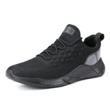 Flexon – Orthopädischer Herren-Sneaker mit Komfortstrick – Schwarz