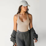 Nora - Nahtloses Sport-Top – Aprikose