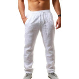 Dennis | Hose mit Kordelzug – Weiß