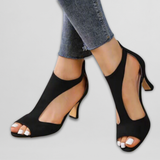 Caroline | Stiletto-Sandalen – Schwarz