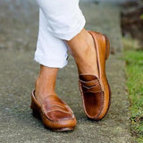Emma - Klassische Slipper in zeitlosem, bequemem Stil – Braun