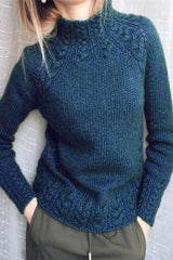 Hollis – Stylischer Wollpullover – Blau