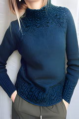 Aelric | Bequemer und modischer Winterpullover – Blau