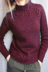 Hollis – Stylischer Wollpullover – Rot