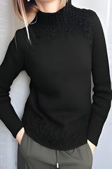 Aelric | Bequemer und modischer Winterpullover – Schwarz
