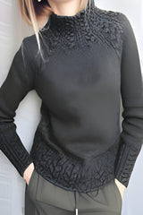 Aelric | Bequemer und modischer Winterpullover – Dunkelgrau