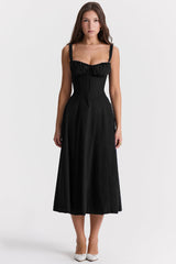 Soleil™ Eleganter Silhouettenstil – Schwarz