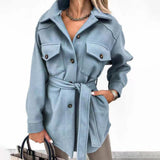 Eleganter sommermantel - carrie – Blau