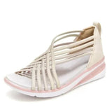 Talyse - Gepolsterte Walking-Sandalen – Beige