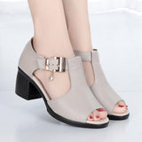 Domozi™ - Orthopädische Fersen-Sandalen – Beige