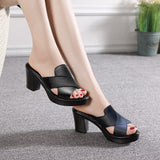 Minki – Elegante Orthopädische Sandalen – Schwarz