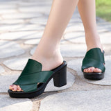 Minki – Elegante Orthopädische Sandalen – Grün