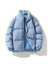 Warme jacke im klassischen design - anton – Blau
