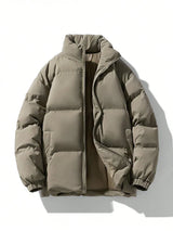 Warme jacke im klassischen design - anton – Braun