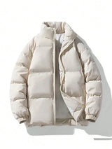 Warme jacke im klassischen design - anton – Beige
