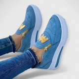 Aya | Elegante Orthopädische Schuhe – Blau