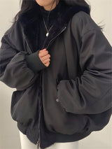 Berty | Bequeme und modische Winterjacke – Schwarz
