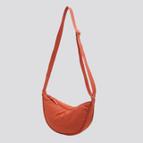 Eliana - Elegante Halbmond-Umhängetasche – Orange