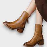 Gavira – Stiefeletten mit Absatz – Braun