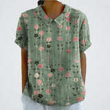Sophia | Bedruckte Blumenbluse – Bedruckt mit floralem Muster